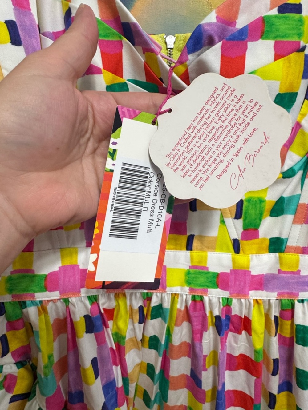 Celia B CORSICA DRESS MULTI - Picture 9 of 10